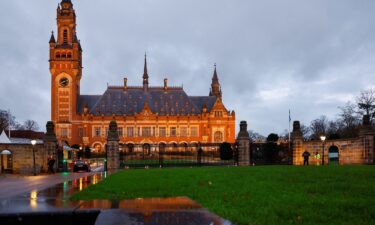 A view of a building of the United Nations' International Court of Justice in The Hague