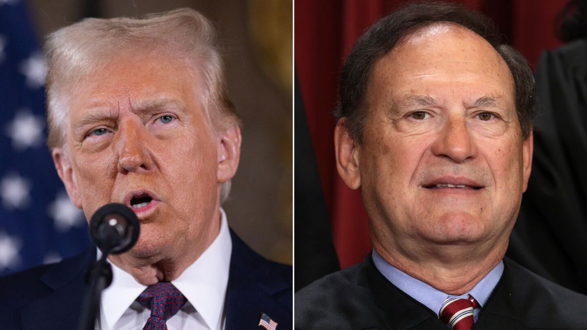 <i>Getty Images via CNN Newsource</i><br/>Samuel Alito spoke with Donald  Trump before president-elect asked Supreme Court to delay.