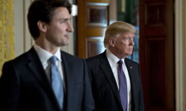 Donald Trump and Justin Trudeau