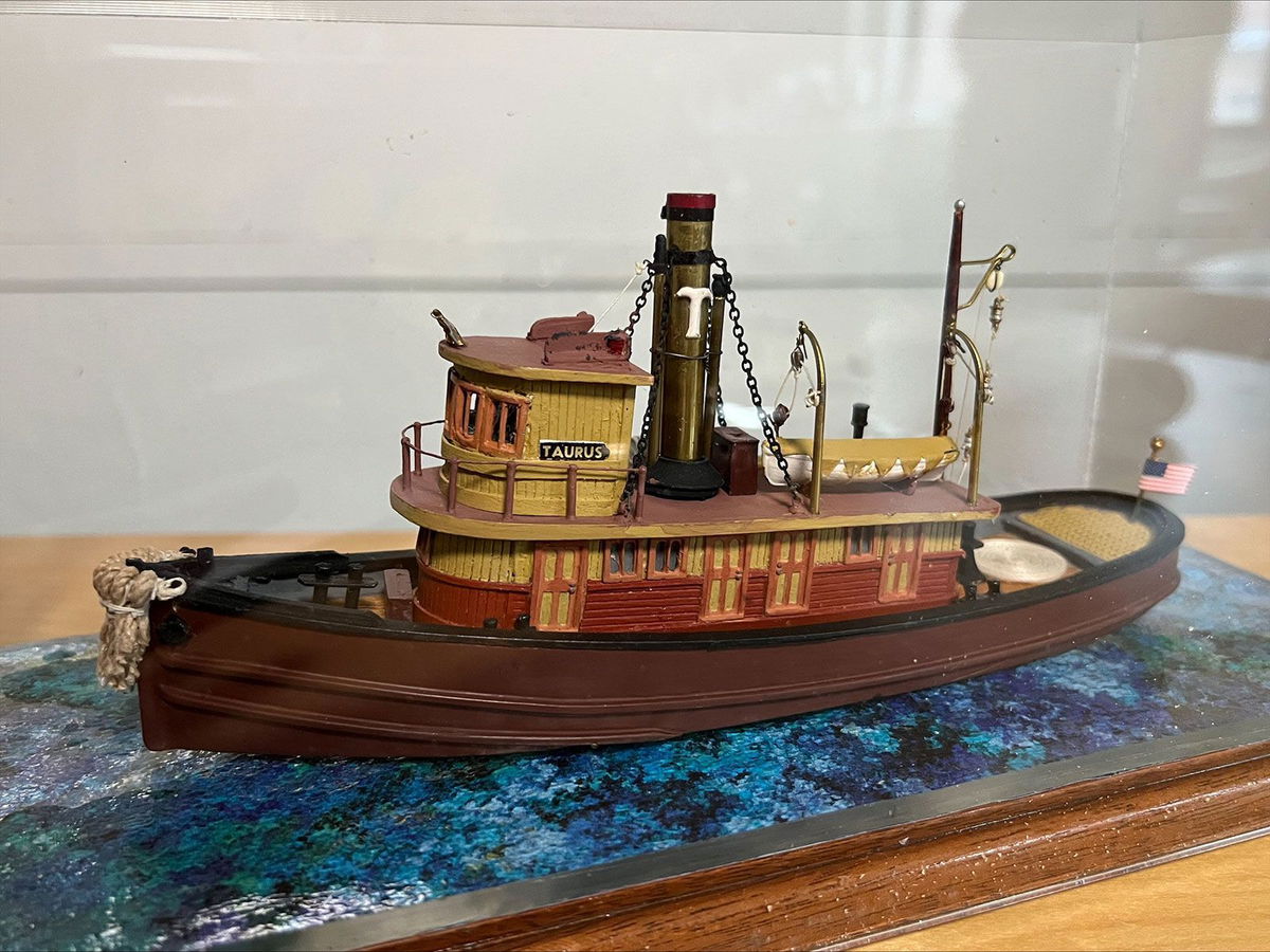 <i>Courtesy Francois Aroux via CNN Newsource</i><br/>One item Pacific Palisades resident Francois Auroux saved when he fled home on a bicycle was a model ship that belonged to his grandfather.