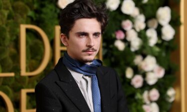 Timothée Chalamet attends the 82nd Annual Golden Globe Awards at The Beverly Hilton on January 05