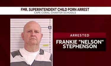 Frankie Nelson Stephenson was arrested on child porn charges on Monday.