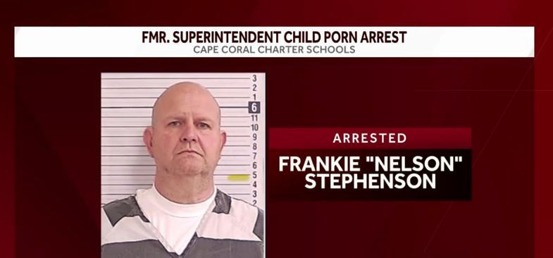 <i>WBBH via CNN Newsource</i><br/>Frankie Nelson Stephenson was arrested on child porn charges on Monday.