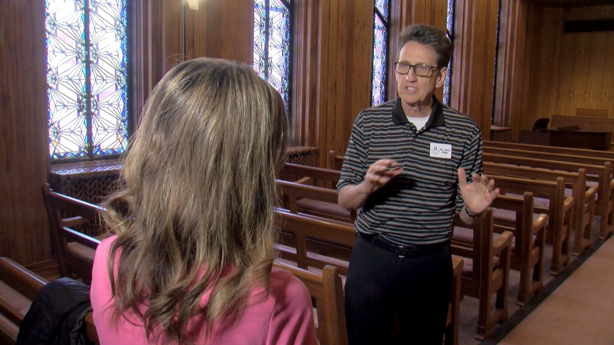 <i>KJRH via CNN Newsource</i><br/>Reverend David Wiggs with Boston Avenue United Methodist Church is the spiritual advisor to Glossip.