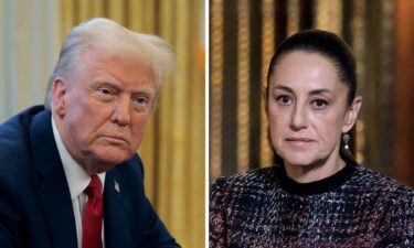 US President Donald Trump and Mexico President Claudia Sheinbaum.