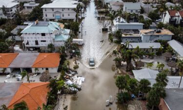 The aftermath of Hurricane Milton in Siesta Key