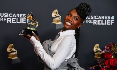 Doechii poses at the 2025 Grammy Awards in Los Angeles. The rapper has been named Billboard’s 2025 Woman of the Year and will be honored at an event taking place later this month