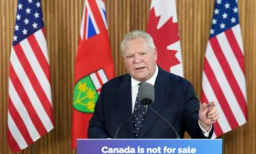 Ontario Premier Doug Ford holds a news conference regarding the new tariffs.