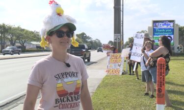 A protest was held in Port St. Lucie on March 9