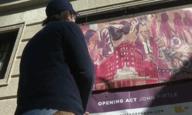 An intentional fire set next to the Orpheum Theatre damage local artist