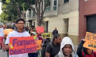 The community rallied on April 24 on the streets of San Francisco's SoMa neighborhood