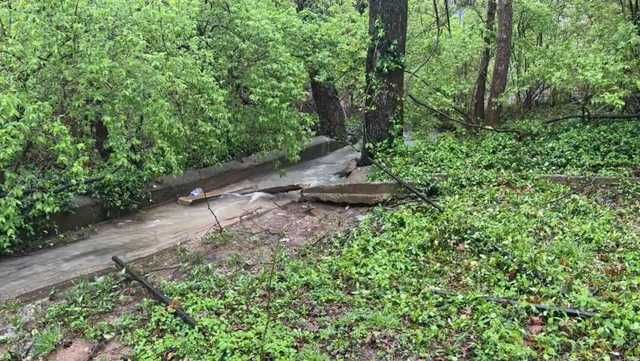 <i>via CNN Newsource</i><br/>A boy is dead after being swept away by floodwaters in Kentucky
