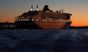 The norovirus-stricken Queen Mary 2 is currently finishing up a transatlantic crossing. Pictured here
