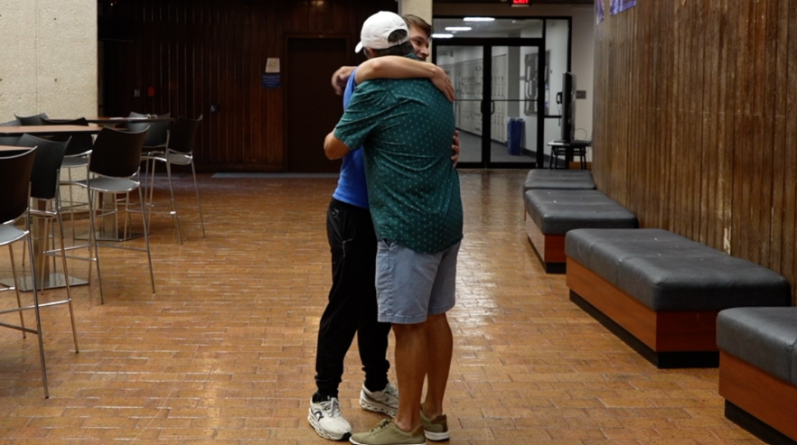 <i>KRIS via CNN Newsource</i><br/>Jonathon Conyers and his father John enrolled at the Island University together in fall 2021