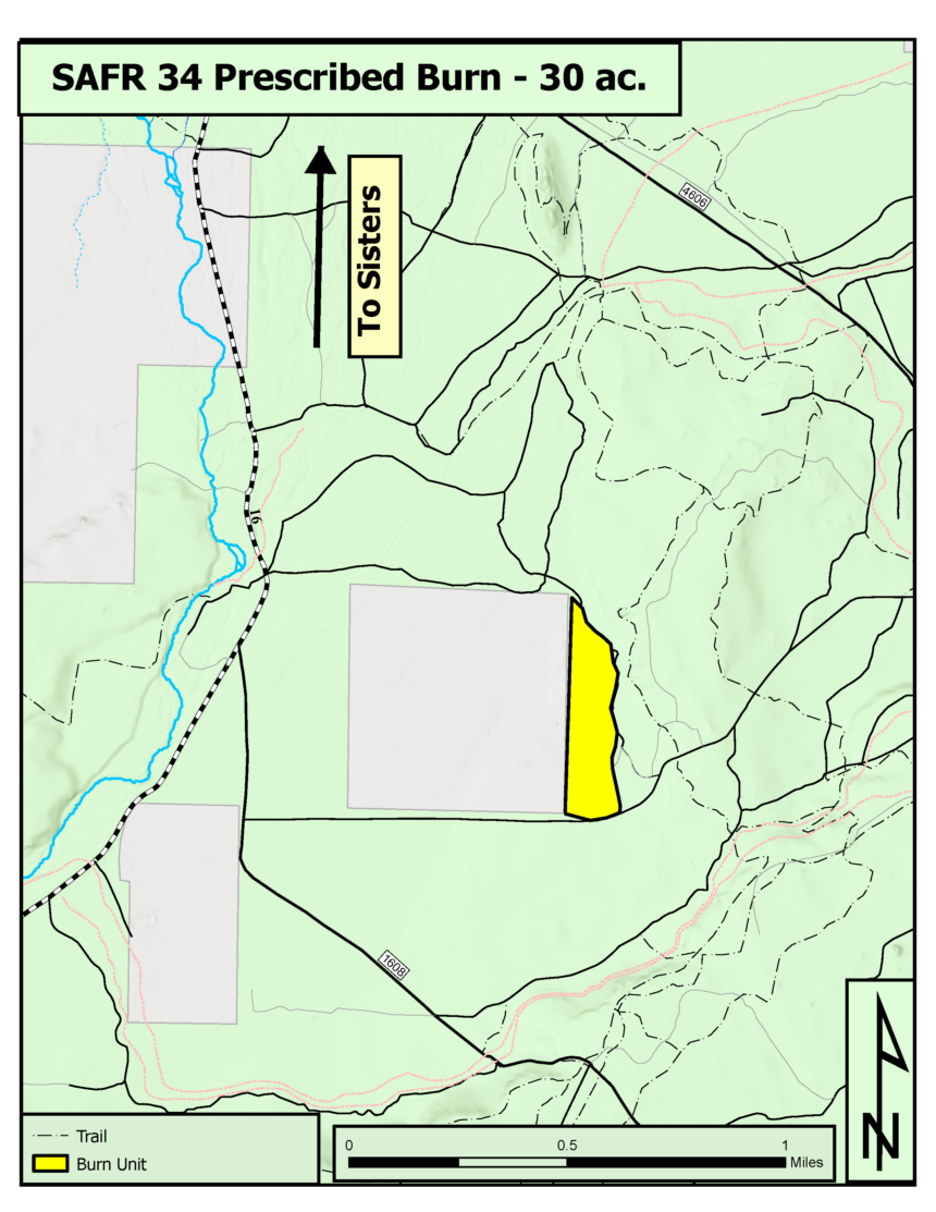 SAFR 34 prescribed burn Map