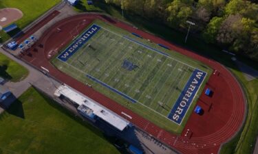 The track and field at Westfield High School is seen in Syracuse