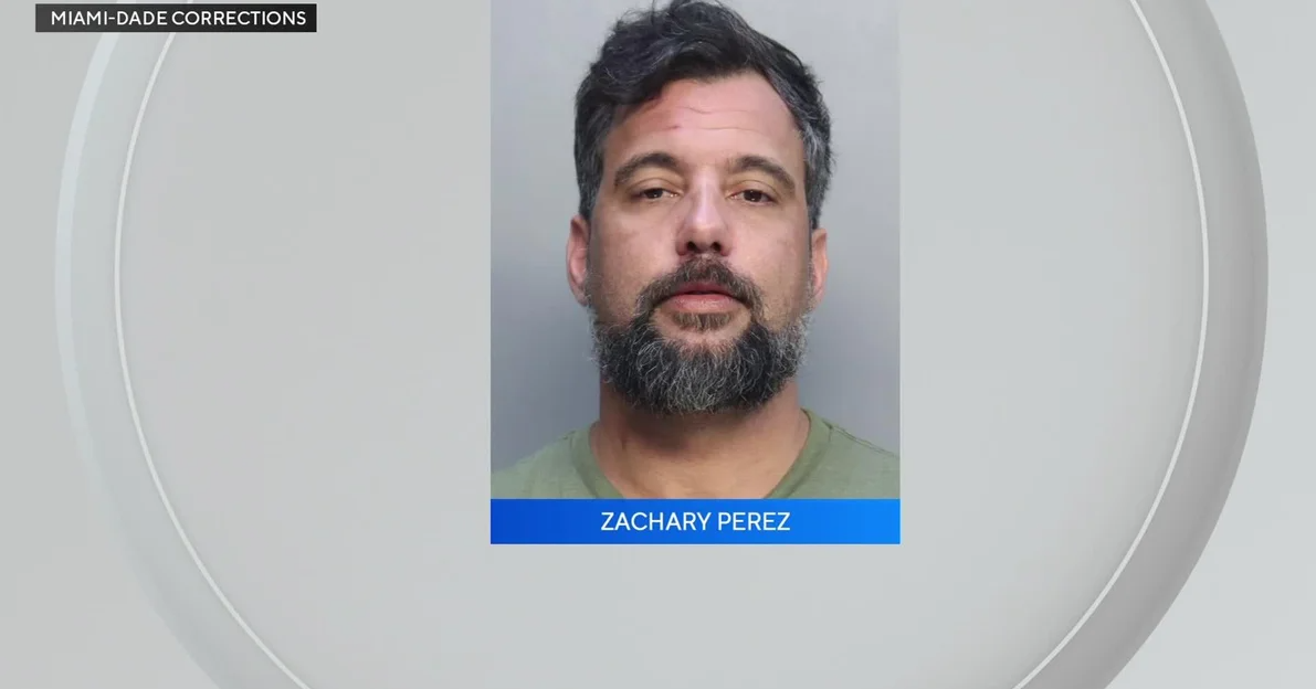 <i>WFOR/Miami-Dade Corrections via CNN Newsource</i><br/>Zachary Perez is facing charges after being accused of beating his 6-year-old stepchild and putting a dog collar on him