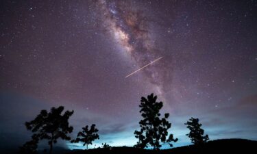 The Eta Aquariid meteor shower can be seen over Ratnapura