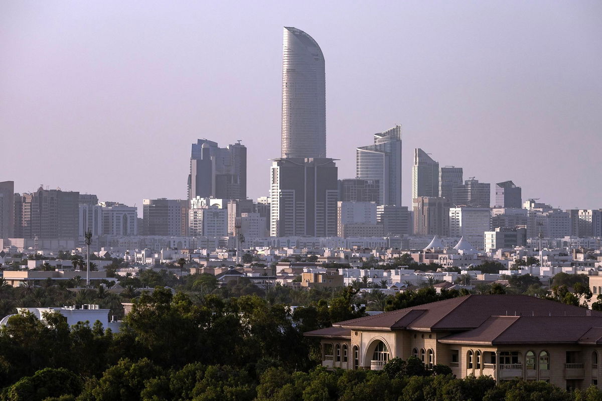 <i>Fadel Senna/AFP/Getty Images via CNN Newsource</i><br/>The Abu Dhabi skyline seen on May 14.