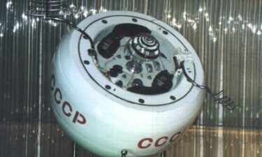 The Venera 8 descendent module is pictured in this photo from NASA.