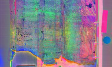 Scans across different wavelengths of light enabled the researchers to see hidden details and annotations.