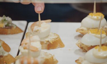 Pinxtos are the Basque Country tradition of elaborate bar snacks