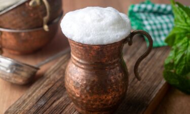 Experts say ayran helps restore mineral balances in hot weather.