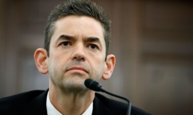 Jared Isaacman testifies during a Senate confirmation hearing on Capitol Hill on April 9.