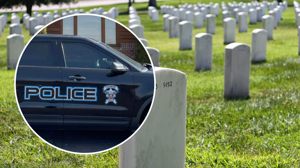 <i>WRTV via CNN Newsource</i><br/>Fishers Police apprehended an Indianapolis man after he was caught digging up a grave site in Fishers to retrieve a gold ring he said he had buried with an urn.