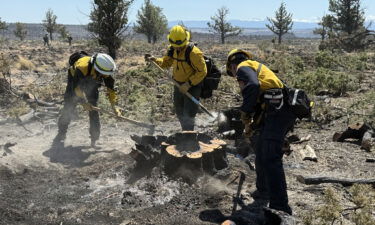 Alder Creek Fire crews mop up hot spots