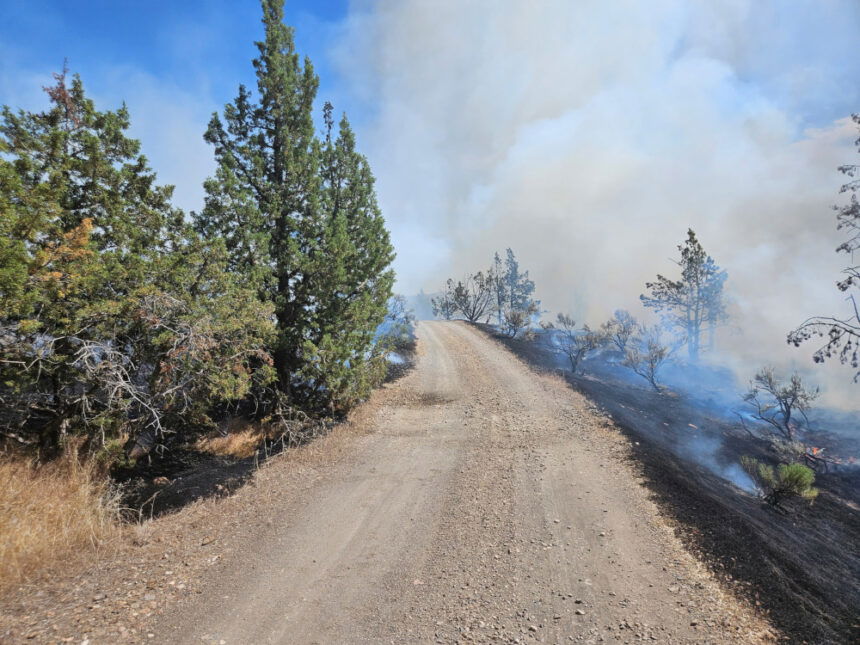 Incident 267 fire NE of Madras JCSO 1