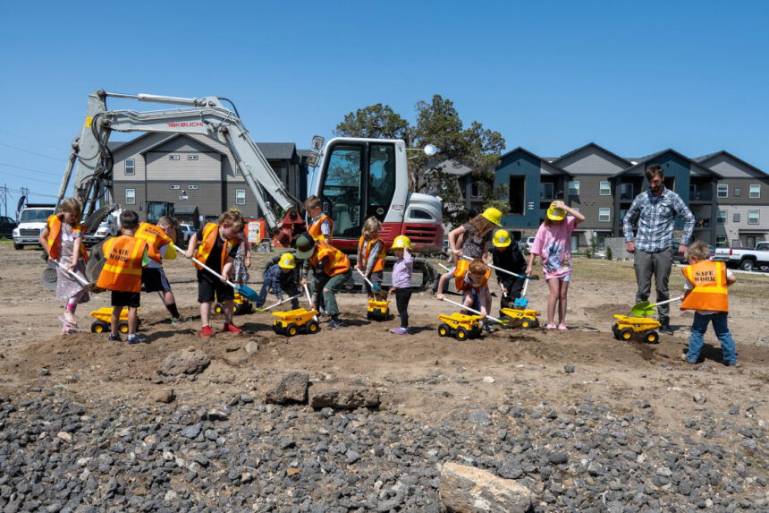 Mountain View Community Development pllayground groundbreaking 2