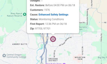 Pacific Power Bend outage enhanced safety settings