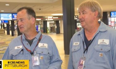 Four airport authority employees from the maintenance department joined in the search for the missing diamond. They all spent 90 minutes searching and crawling everywhere