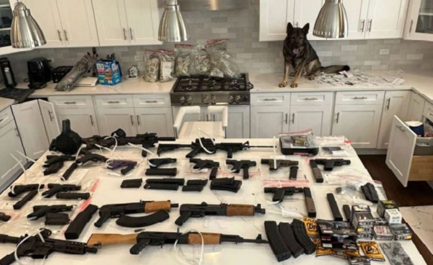 <i>Department of Justice via CNN Newsource</i><br/>Federal agents raided a house in the southwest Chicago suburb of Frankfort