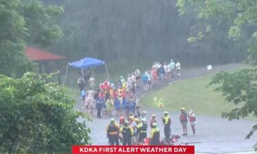 Over 100 people were rescued after a stream in North Park flooded