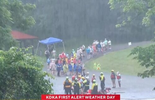 Over 100 people were rescued after a stream in North Park flooded