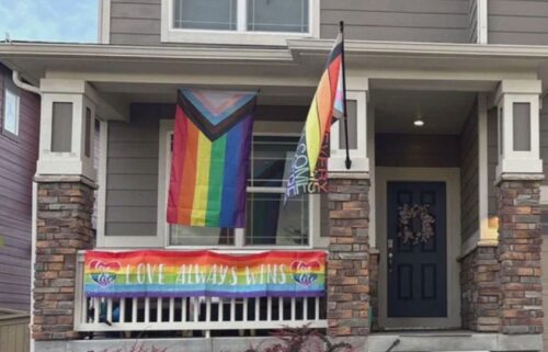 The Harvest Junction Village neighborhood in Longmont has been targeted by a man stealing Pride flags.