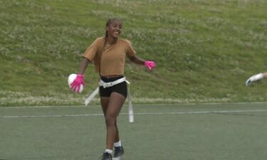 Female flag football has grown in popularity in the Kansas City metro area. This weekend