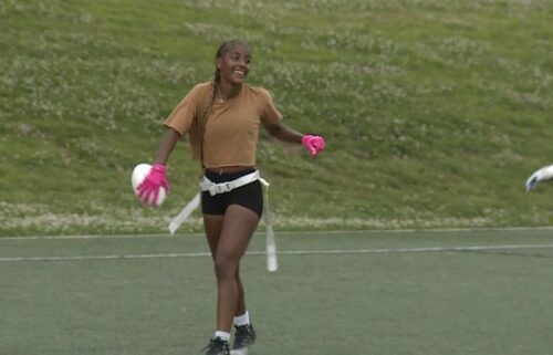 Female flag football has grown in popularity in the Kansas City metro area. This weekend