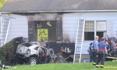 One person died when a car crashed into the Quaker Meeting House in Manhasset early June 19.