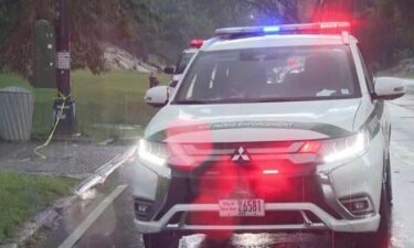 A 15-year-old boy was struck by lightning during a thunderstorm in Manhattan on Thursday.