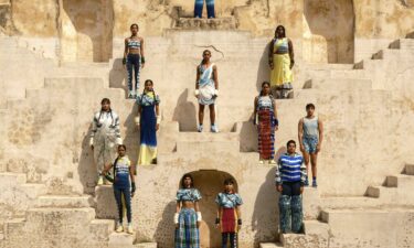 The campaign photos were shot in the historic city of Jaipur