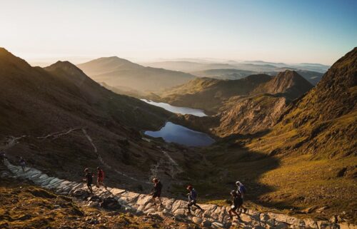 The Ultra Trail Snowdonia race takes place in Eryri