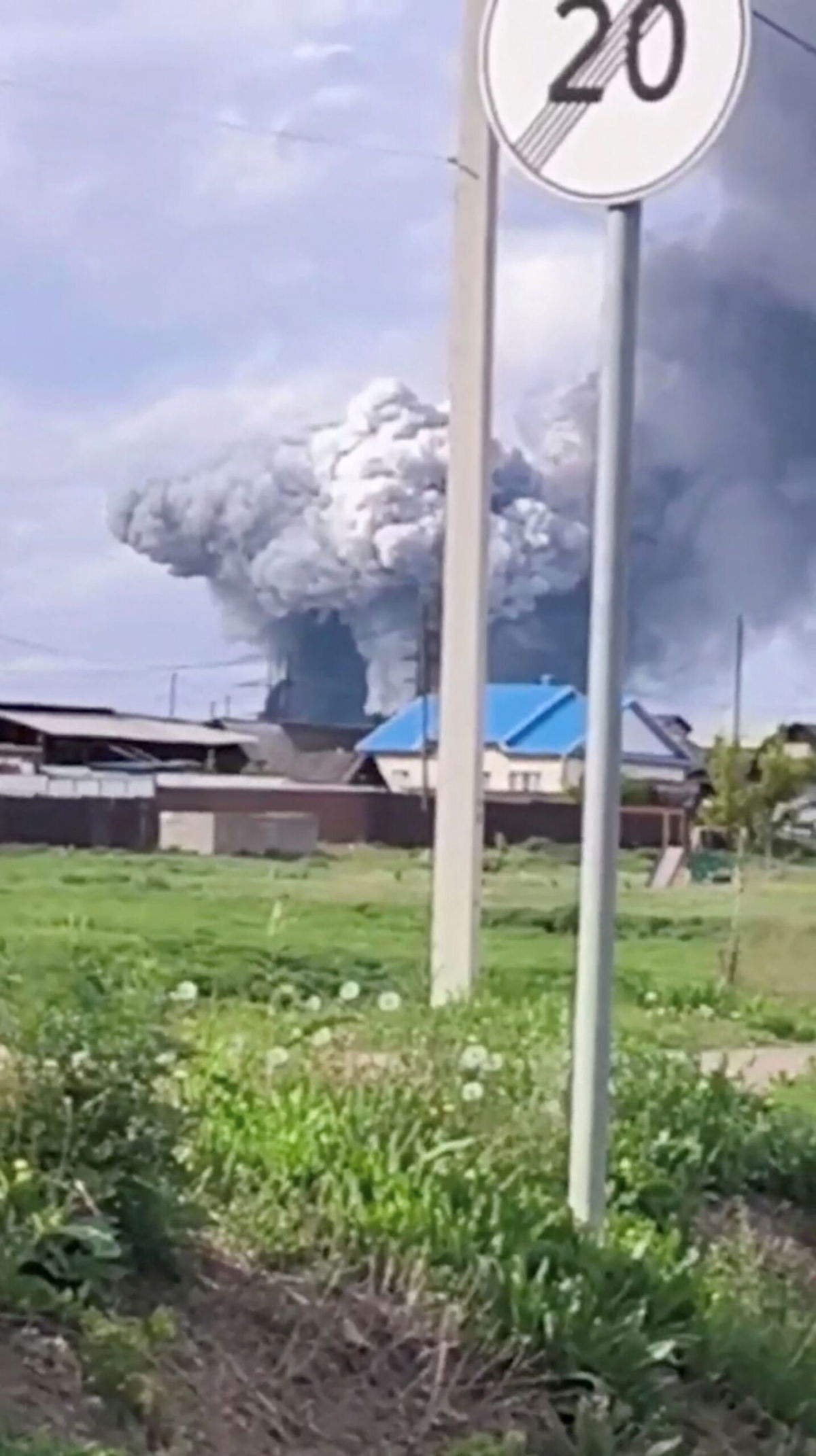 <i>Governor of Irkutsk Region Igor Kobzev/Handout via Reuters via CNN Newsource</i><br/>Smoke rises in Irkutsk region