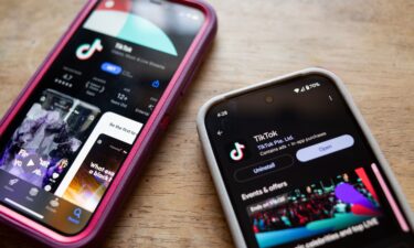 TikTok is seen in the app stores of an iPhone and Google Pixel on January 8.  President Donald Trump set to delay enforcement of the sale-or-ban law by another 90 days.
