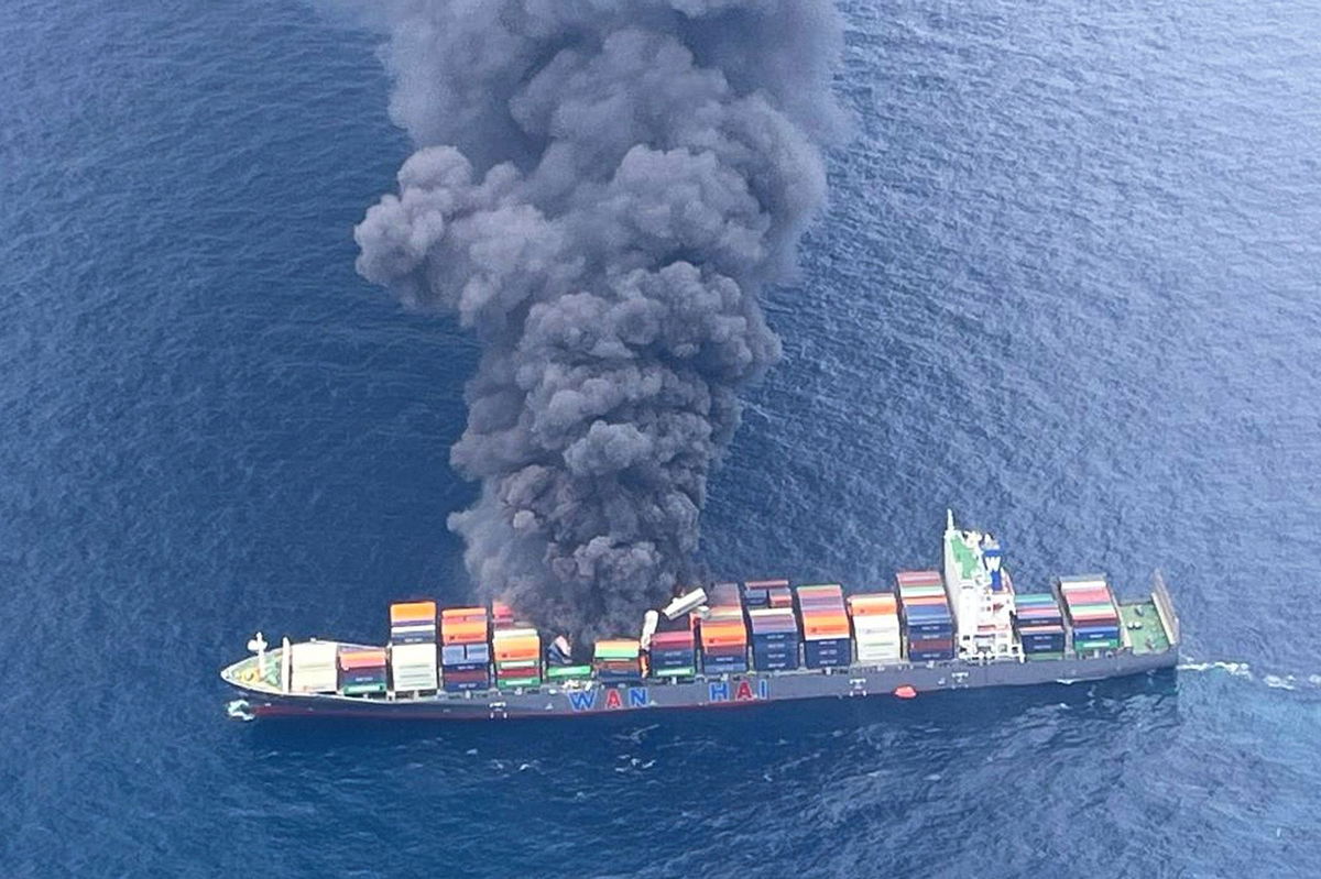 <i>Indian Coast Guard/AP via CNN Newsource</i><br/>