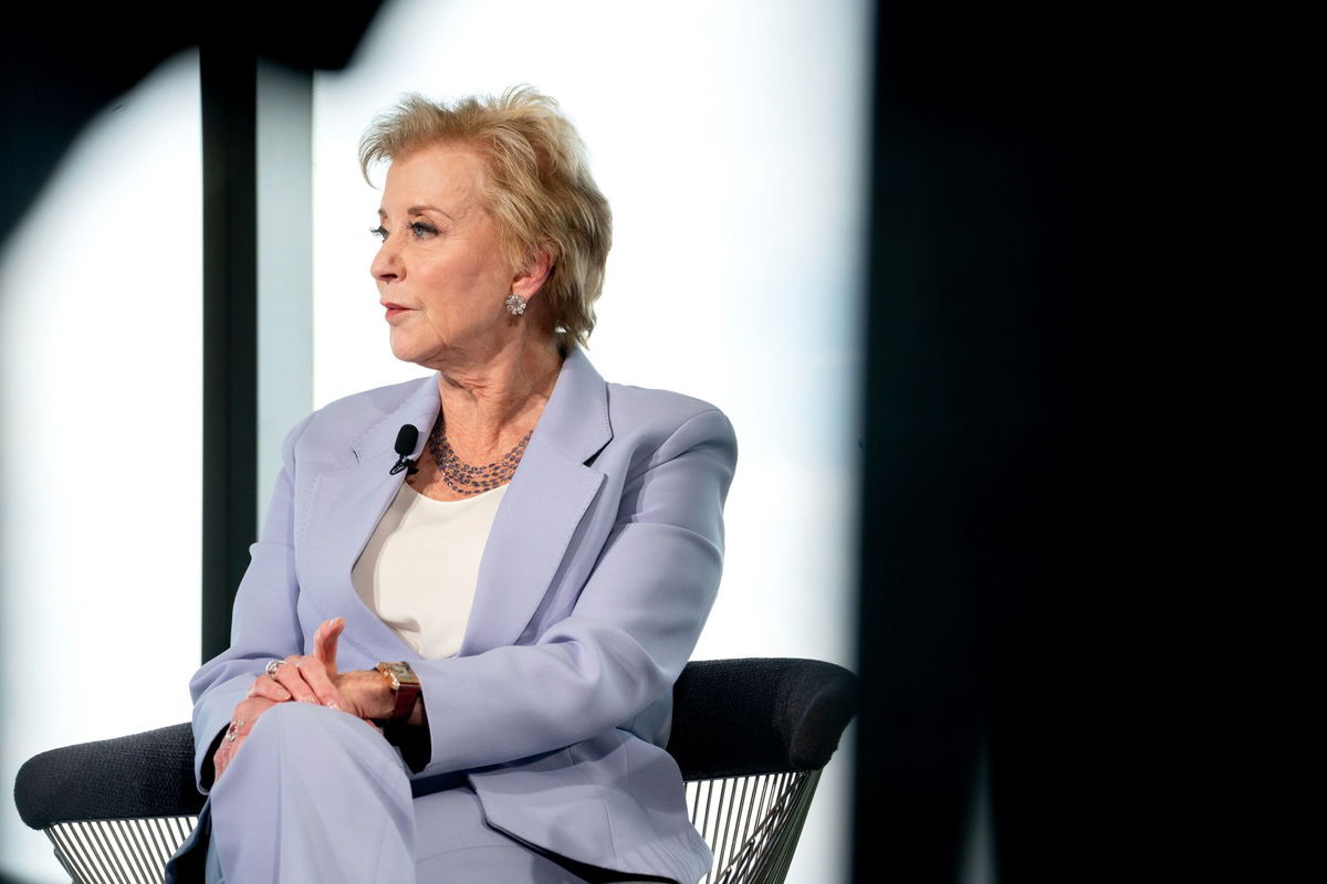 <i>Stefani Reynolds/Bloomberg/Getty Images via CNN Newsource</i><br/>US Education Secretary Linda McMahon sits for a Bloomberg News interview in Washington