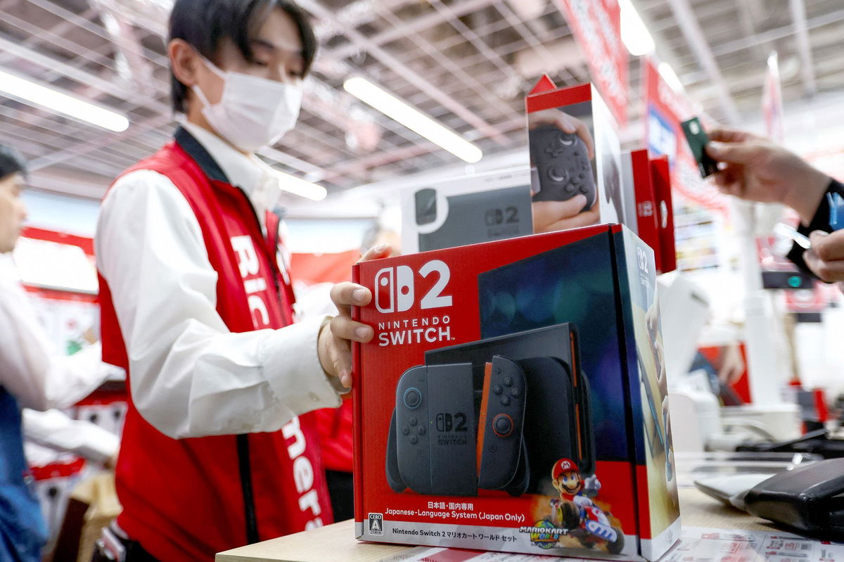 <i>Issei Kato/Reuters via CNN Newsource</i><br/>Nintendo has sold 3.5 million units of its newly released Switch 2 gaming console.