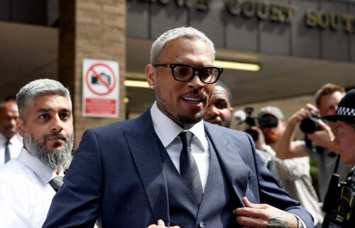 US singer Chris Brown